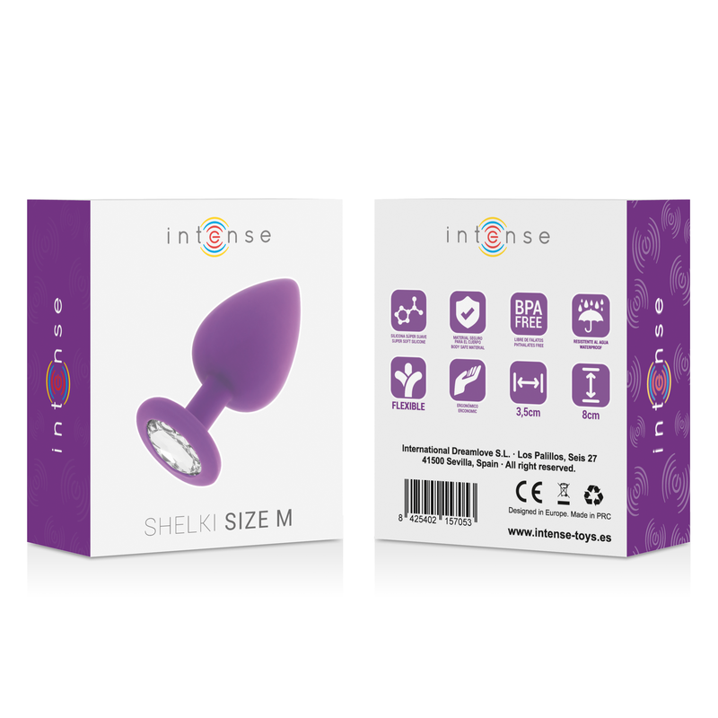 Intenso - Shelki M Plug Anale Lilla