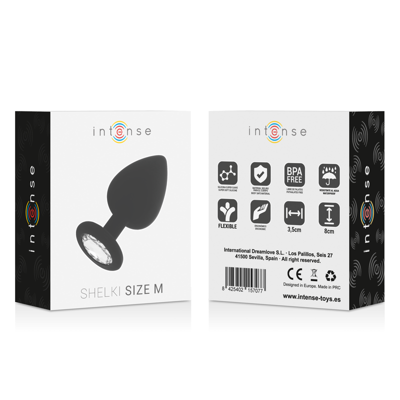Intenso - Shelki M Plug Anale Nero