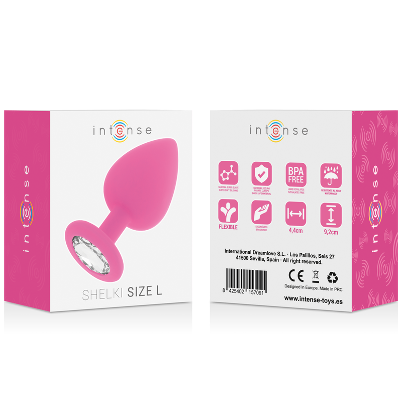 Intenso - Shelki L Plug Anale Fucsia