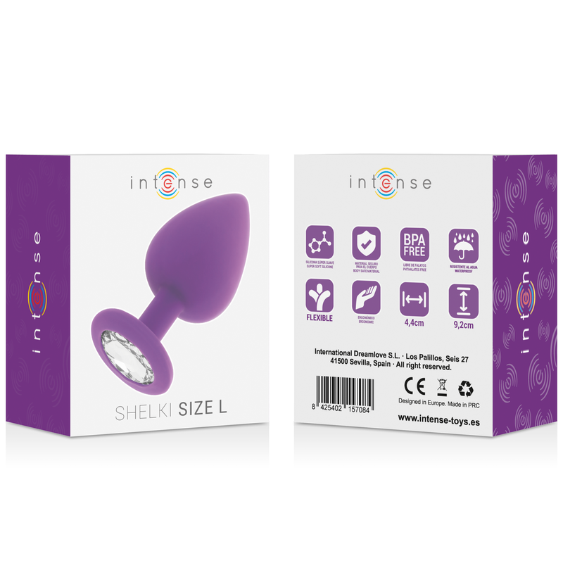 Intenso - Shelki L Plug Anale Lilla