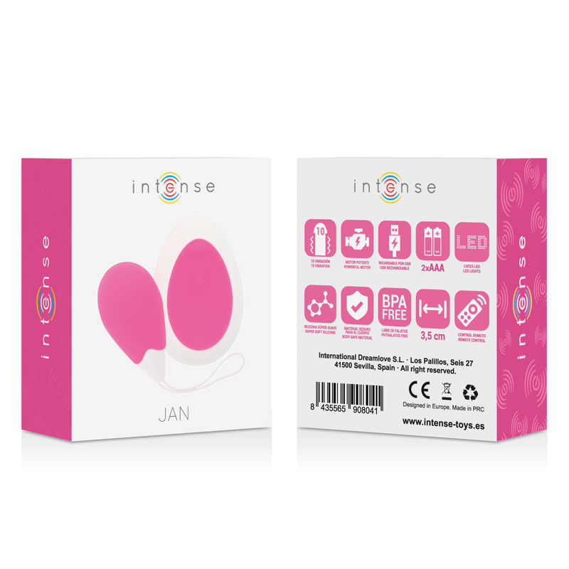 Control Intense Egg Rosa Vibratore Wireless Telecomandato - immagine 8