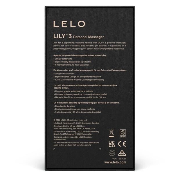 Lelo LILY™ 3 Massaggiatore Personale, Mini Vibratore Ricaricabile e Impermeabile