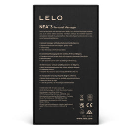 LELO Nea 3 Massaggiatore Personale Nero in Silicone Premium - immagine 5