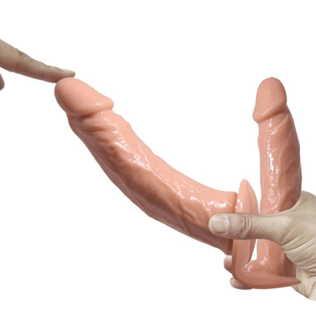 Baile - Doppio Dildo Ultra Passionale Con Imbracatura