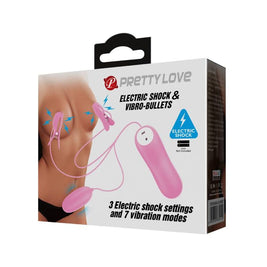 Pretty Love - Pinzette Con Vibrazione Ed Elettroshock Rosa