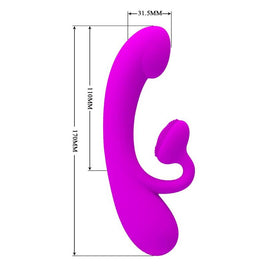 Intense Sincero Stimolatore Clitorideo Air-Pulse in Silicone Viola - immagine 5