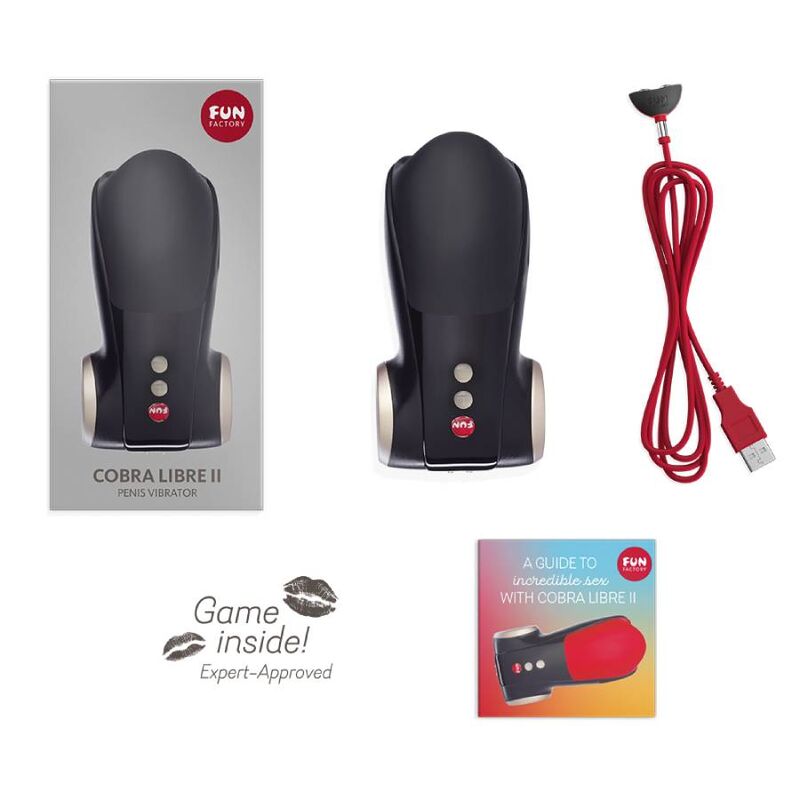 Fun Factory - Cobra Libre Ii Testa Di Stimolatore Per Pene Nero