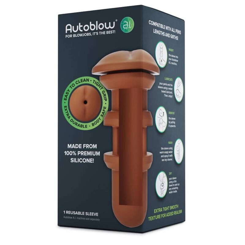 Autoblow - Manicotto Ai Ano Marrone