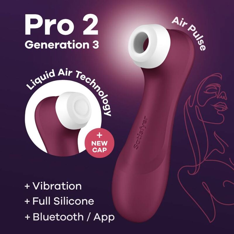 Satisfyer Pro 2 Generazione 3 Wine con Bluetooth e App - immagine 6