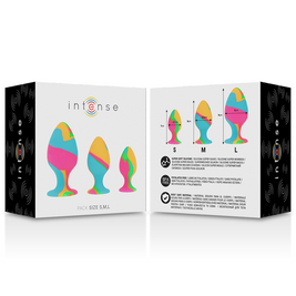 Intense - Set Di Tappi In Silicone Multicolore
