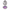 INTENSE - PLUG ANALE IN METALLO ALLUMINIO CON CRISTALLO VIOLA TAGLIA M