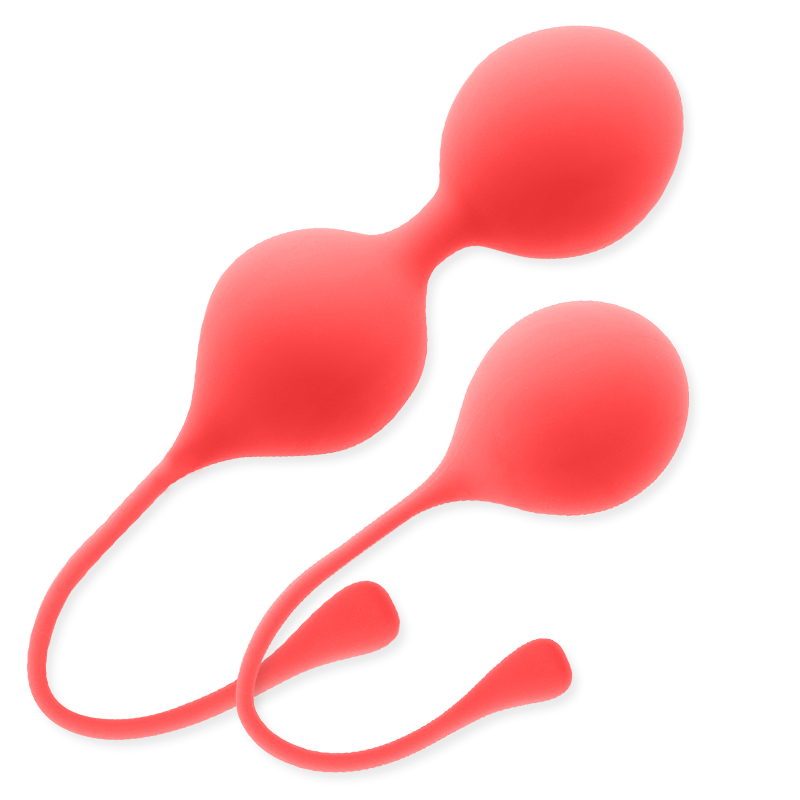 Intense Kendall Rosso - Palle Kegel in Silicone per Pavimento Pelvico