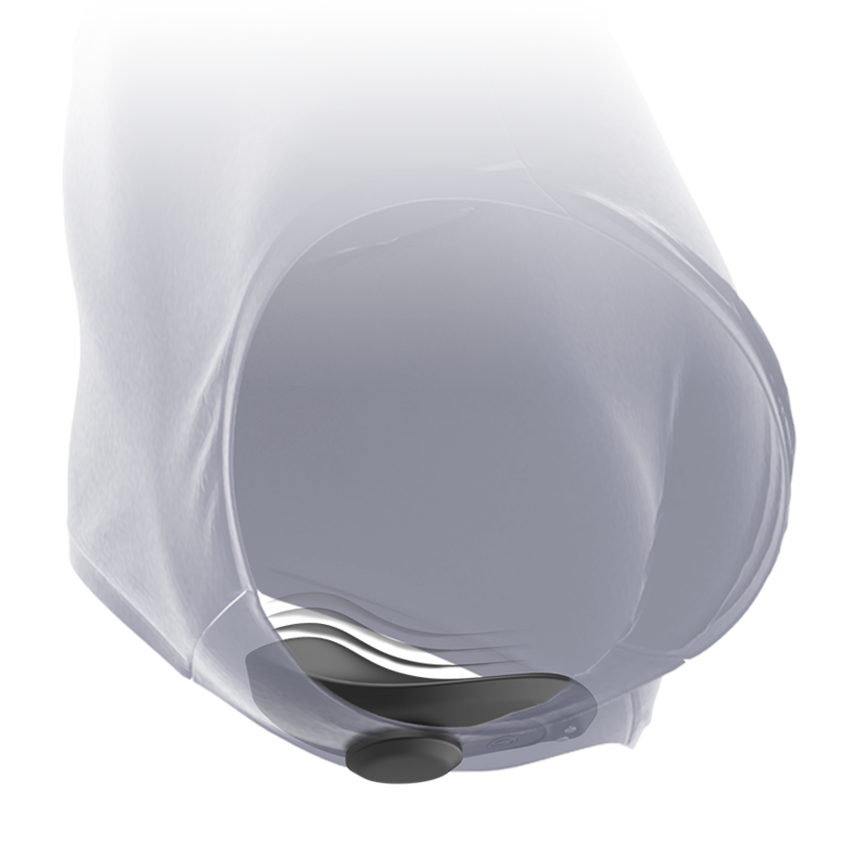 Black&Silver Preston Slip Vibrante con Telecomando in Silicone - immagine 6