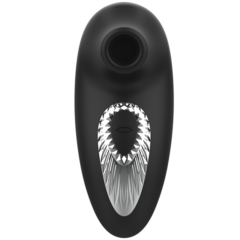 Black&Silver Drake Deluxe Vibratore Mini con Funzione Succhiante - immagine 2