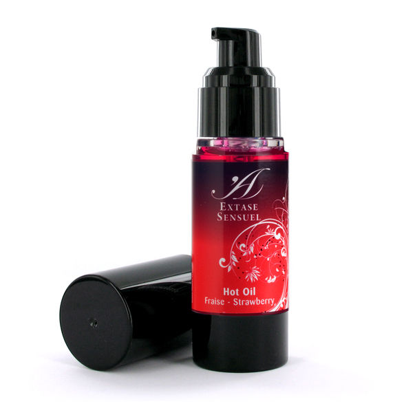 Extase Sensual Olio Massaggio Riscaldante Fragola 30ml - immagine 3