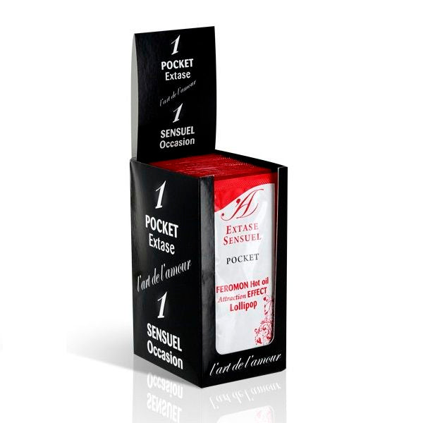 Extase Sensual Olio Massaggio Effetto Calore Lollipop 10ml - immagine 2