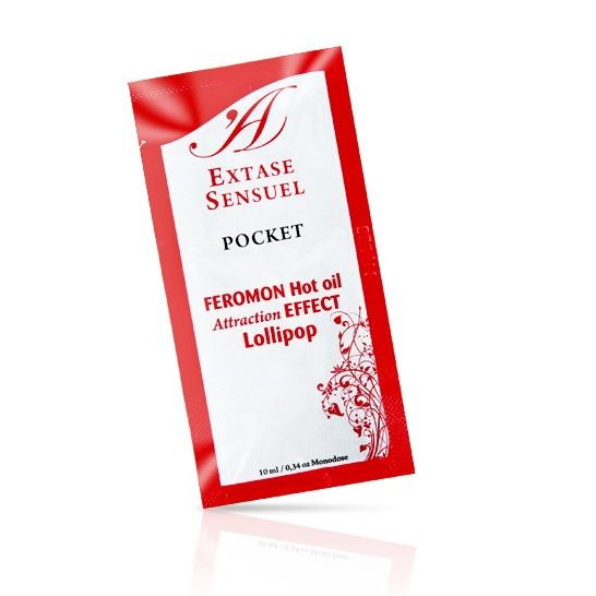 Extase Sensual Olio Massaggio Effetto Calore Lollipop 10ml