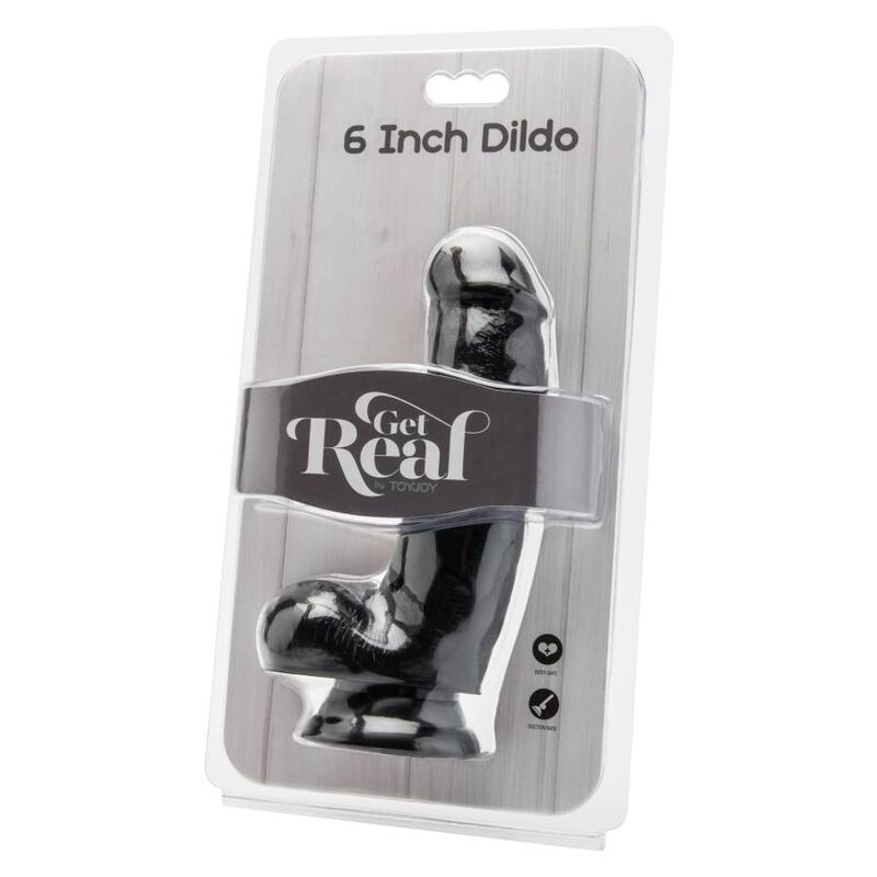 Diventa Reale - Dildo 12 Cm Con Palle Nero