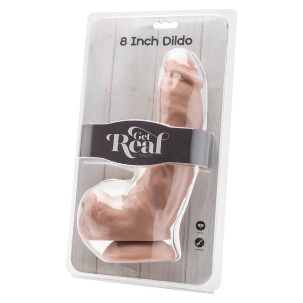 Diventa Reale - Dildo 20,5 Cm Con Pelle E Palle
