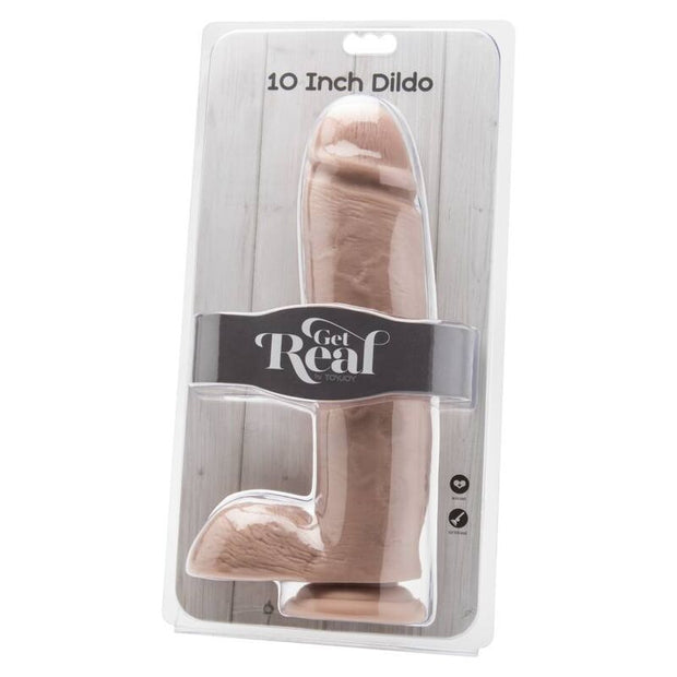Diventa Reale - Dildo 25,5 Cm Con Pelle E Palle
