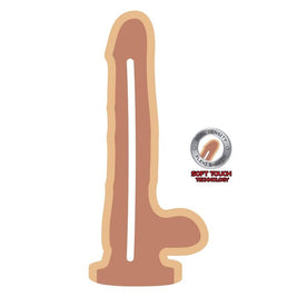 Diventa Reale - Dildo A Doppia Densità 18 Cm Palle Pelle