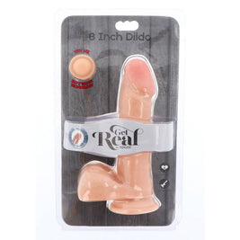 Diventa Reale - Dildo A Doppia Densità 18 Cm Palle Pelle