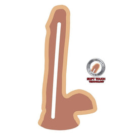 Diventa Reale - Dildo A Doppia Densità 17 Cm Palle Pelle