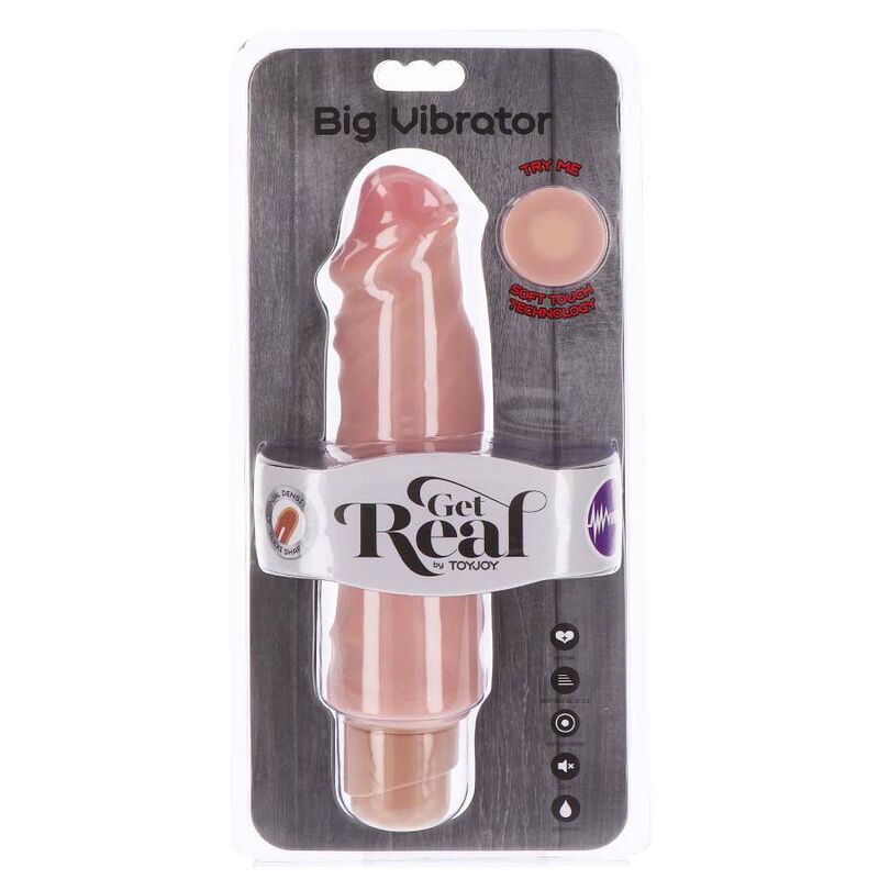 Sii Reale - Vibratore Grande A Doppia Densità 20,5 Cm Di Pelle