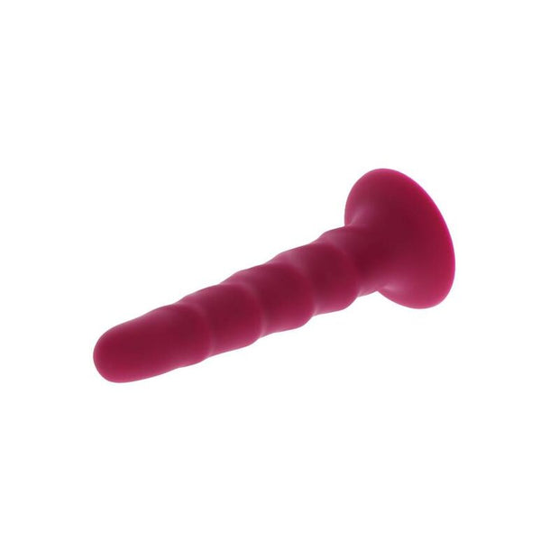 Diventa Reale - Fallo A Costine 12 Cm Rosso