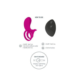Xocoon - Anello Stimolatore Di Coppia Fucsia