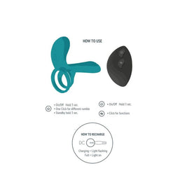 Xocoon - Anello Vibratore Per Coppie Verde