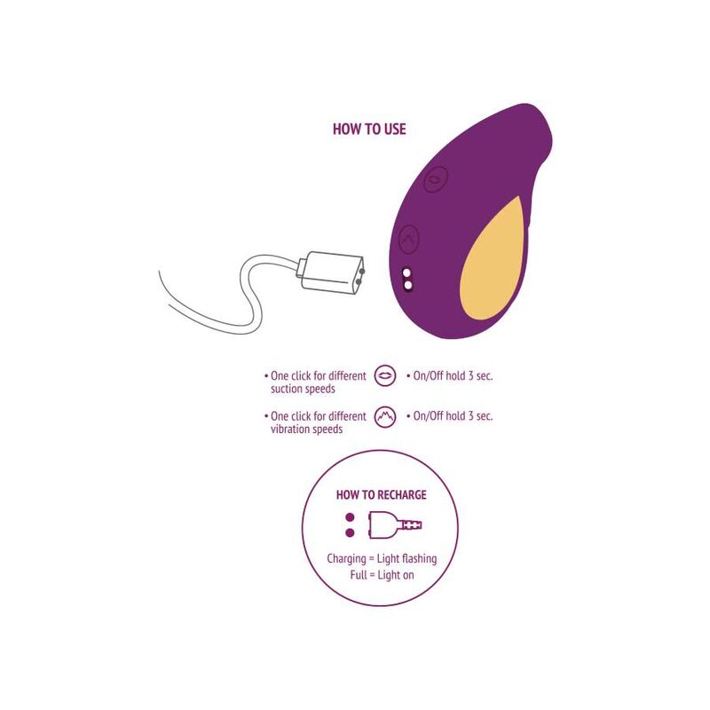 Xocoon Stimolatore Divino in Silicone Body-Safe Viola - immagine 7