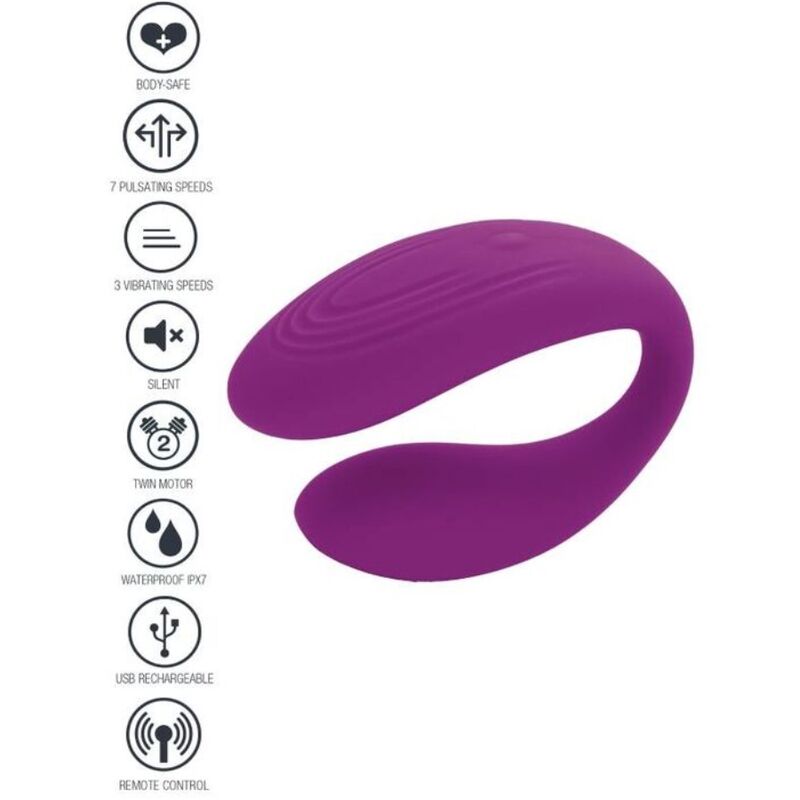 Xocoon Bound Love Vibratore di Coppia in Silicone Viola