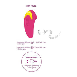 Xocoon Stimolatore ad Aria Premium in Silicone Fucsia - immagine 5