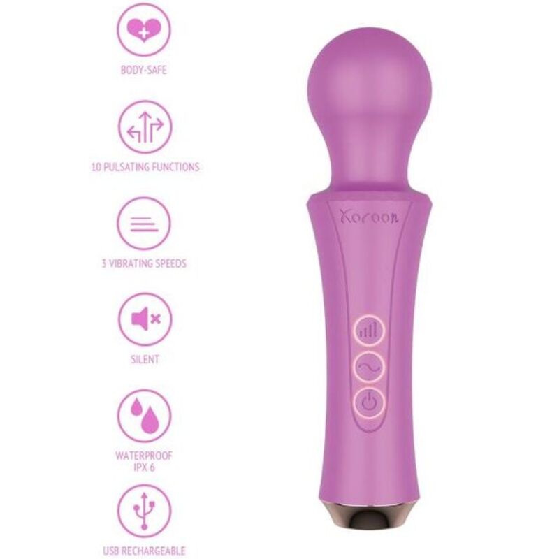 Xocoon Bacchetta Massaggiante Premium in Silicone Fucsia