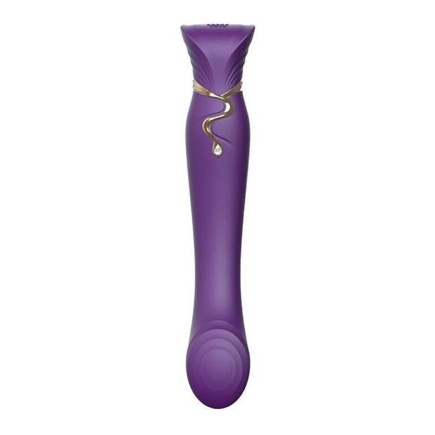 Zalo Queen Vibratore Punto G a Onde Pulsanti Premium Viola - immagine 2