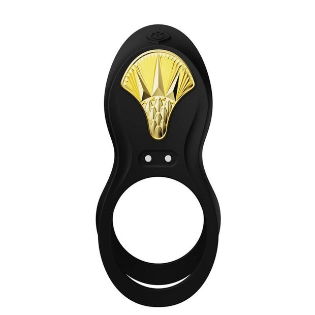 Zalo - Bayek Anello Vibrante Per Coppie Nero