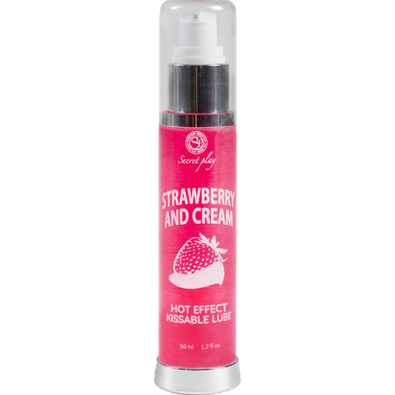 SecretPlay Lubrificante 2 in 1 Effetto Calore Fragola e Crema 50ml - immagine 2