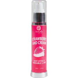 SecretPlay Lubrificante 2 in 1 Effetto Calore Fragola e Crema 50ml - immagine 2