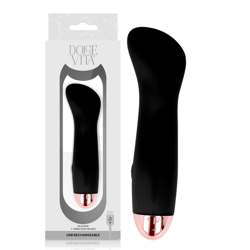 Dolce Vita Vibratore Ricaricabile One Black 10 Velocità Premium