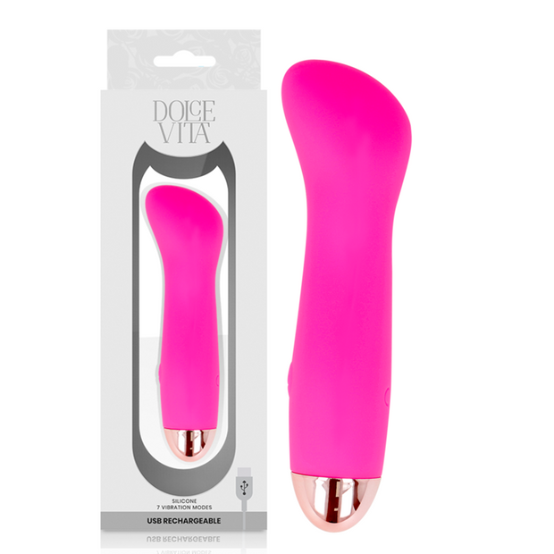 Dolce Vita One Rosa Vibratore Ricaricabile 7 Velocità Premium