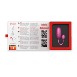 ONINDER - UOVO VIBRANTE TOKYO NERO 7,5 X 3,2 CM APP GRATUITA