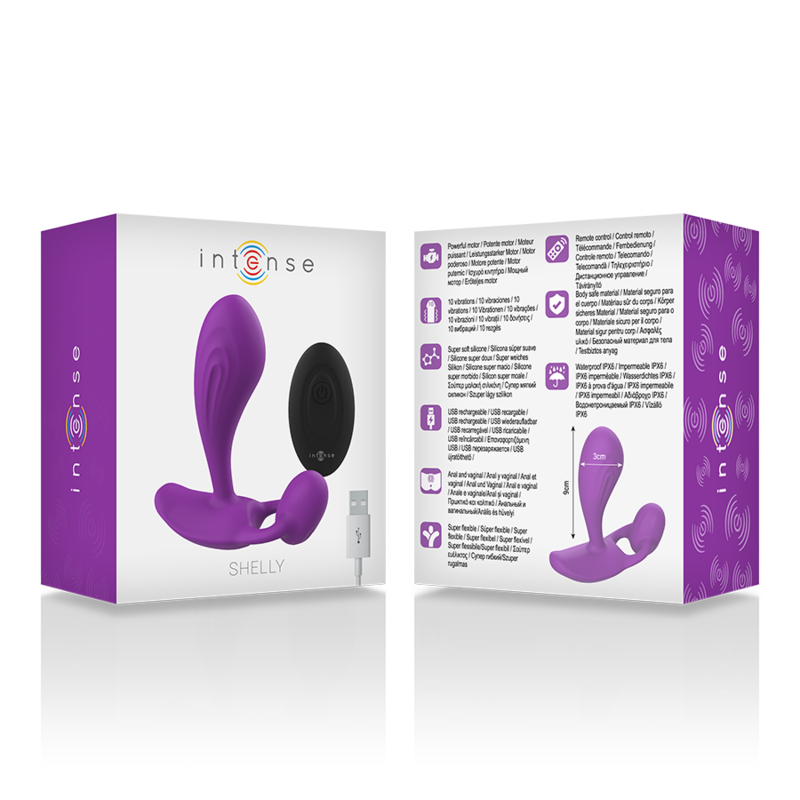 Intenso - Shelly Plug Anale Telecomando Viola