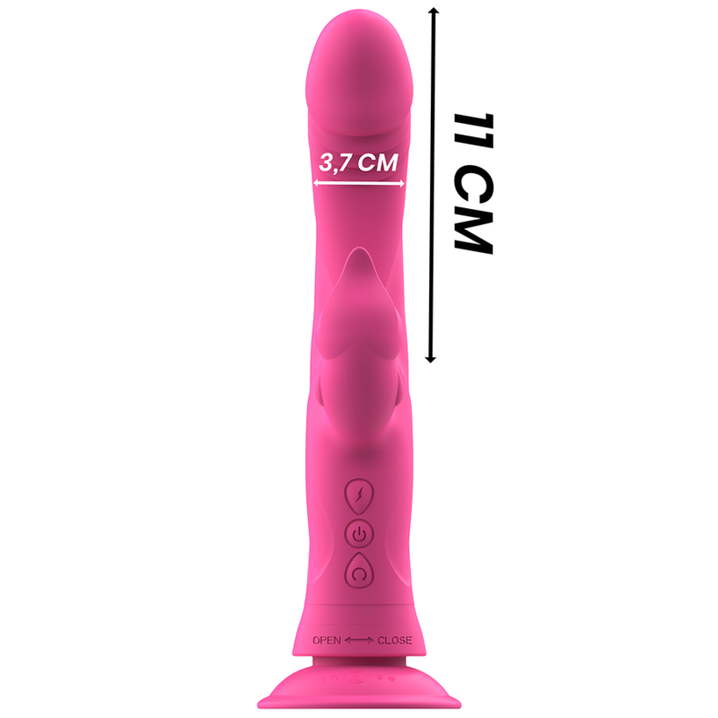 Intense Julio Rabbit Vibratore in Silicone Rosa Premium - immagine 6