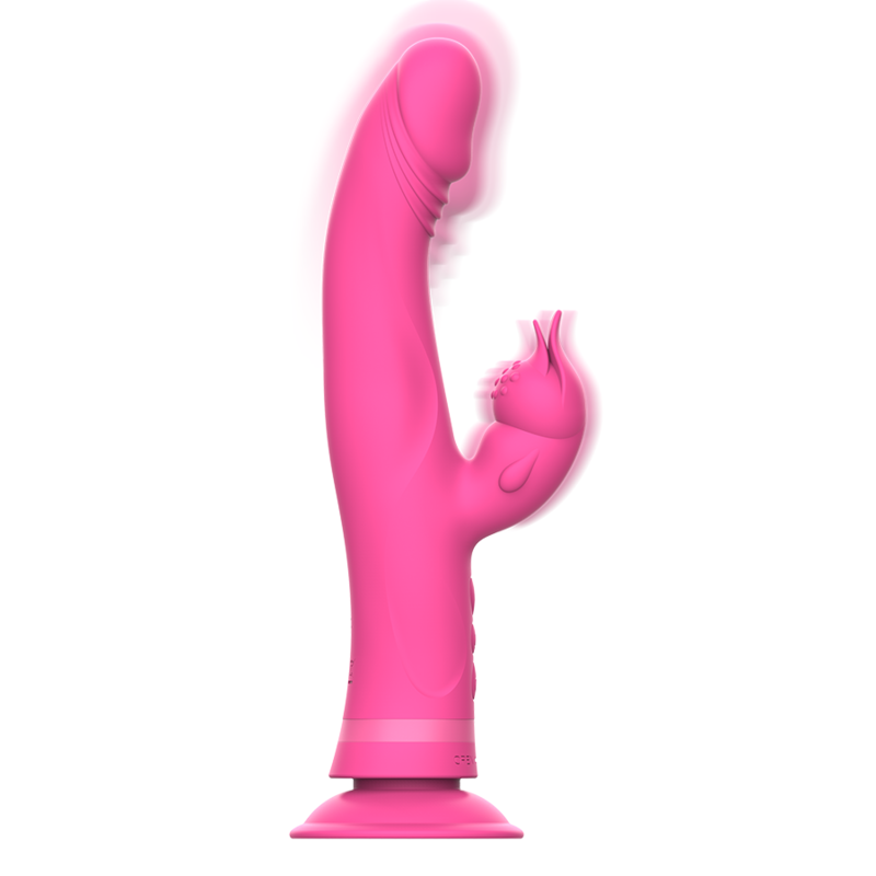 Intense Julio Rabbit Vibratore in Silicone Rosa Premium - immagine 2