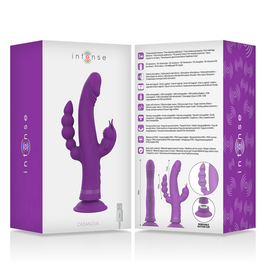 Intense Casanova Rabbit Triplo Motore in Silicone Viola Premium - immagine 6