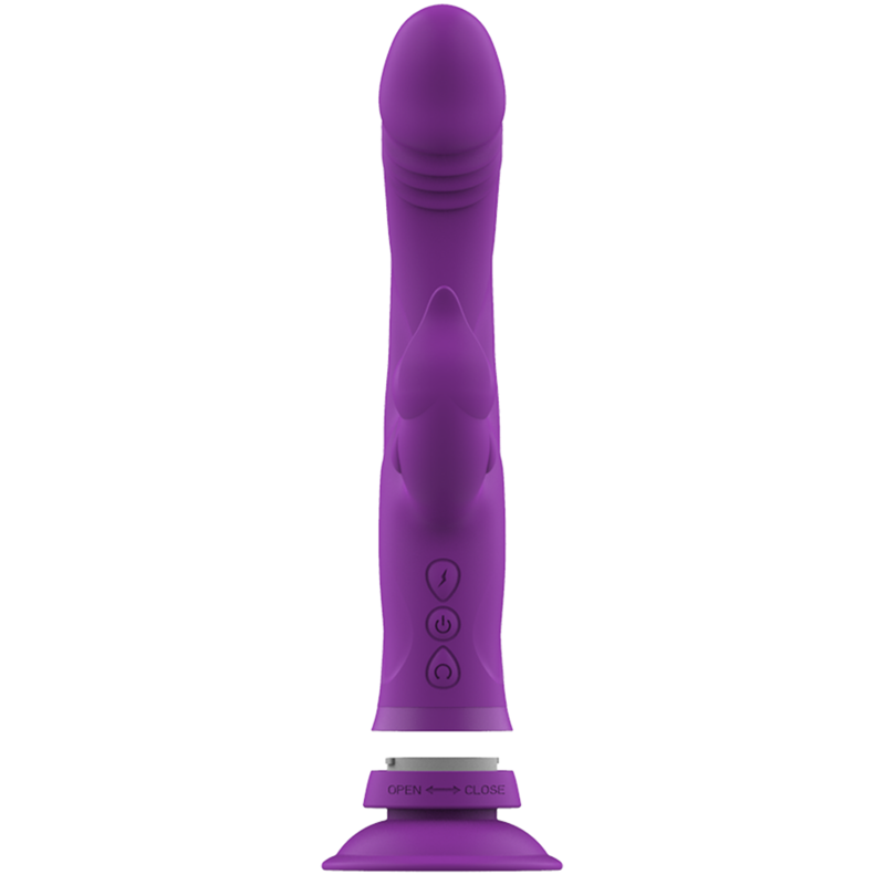 Intense Casanova Rabbit Triplo Motore in Silicone Viola Premium - immagine 5