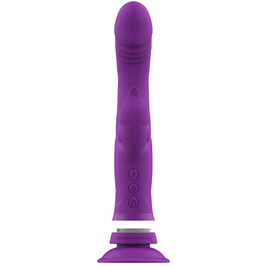INTENSE - VIBRATORE IN SILICONE CASANOVA RABBIT TRIPLO MOTORE VIOLA