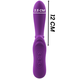 Intense Harry Vibratore Rabbit Flessibile con Lingua in Silicone - immagine 3
