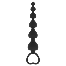 Black&Silver Mila Catena di Cuori Premium in Silicone 18cm - immagine 5